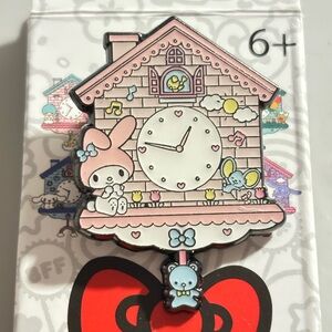 My Melody Loungefly Wall Clock Pin